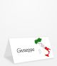 Tischkarte Italien mit 
