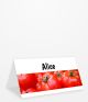 Tischkarte mit Tomaten