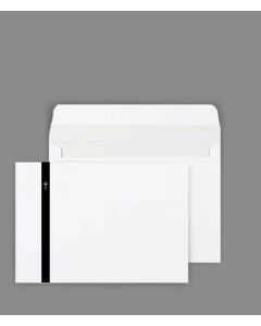 Trauerbriefumschlag bedruckt mit kleinem Kreuz