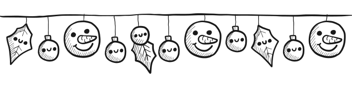 kritzelbild-schneemann-kugeln