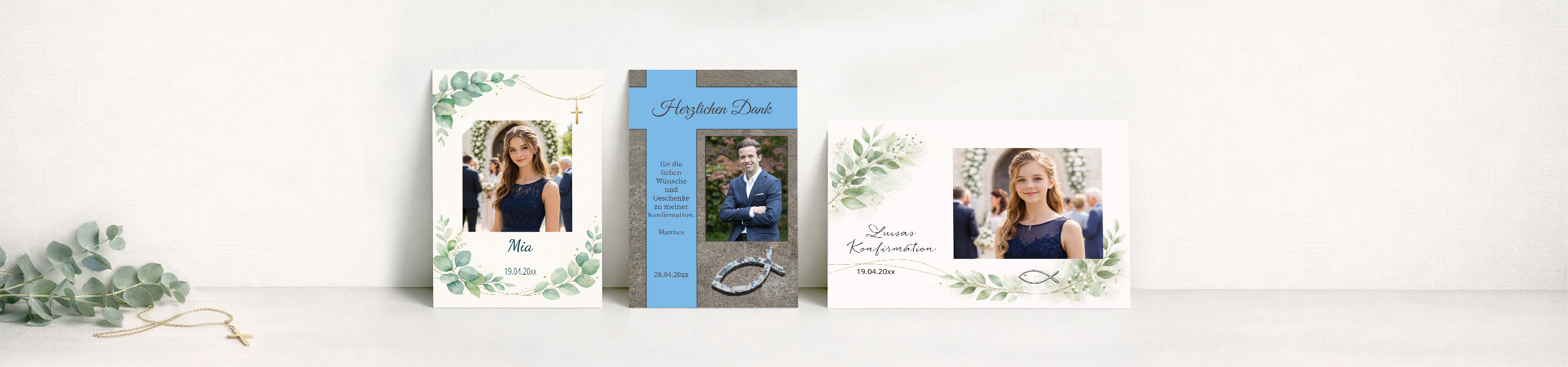 Dankeskarten Konfirmation