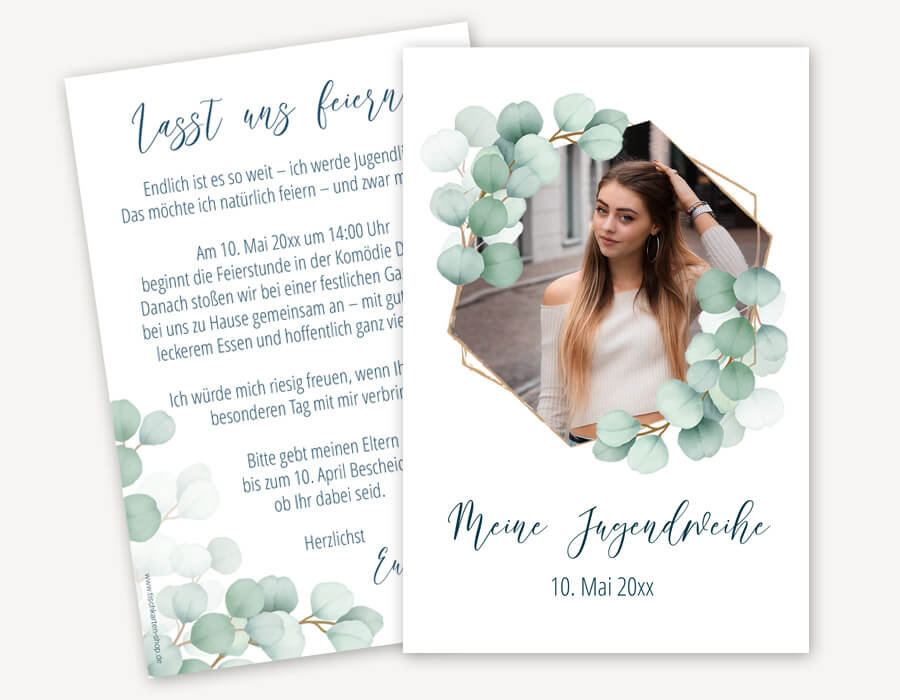 Einladungen zur Jugendweihe