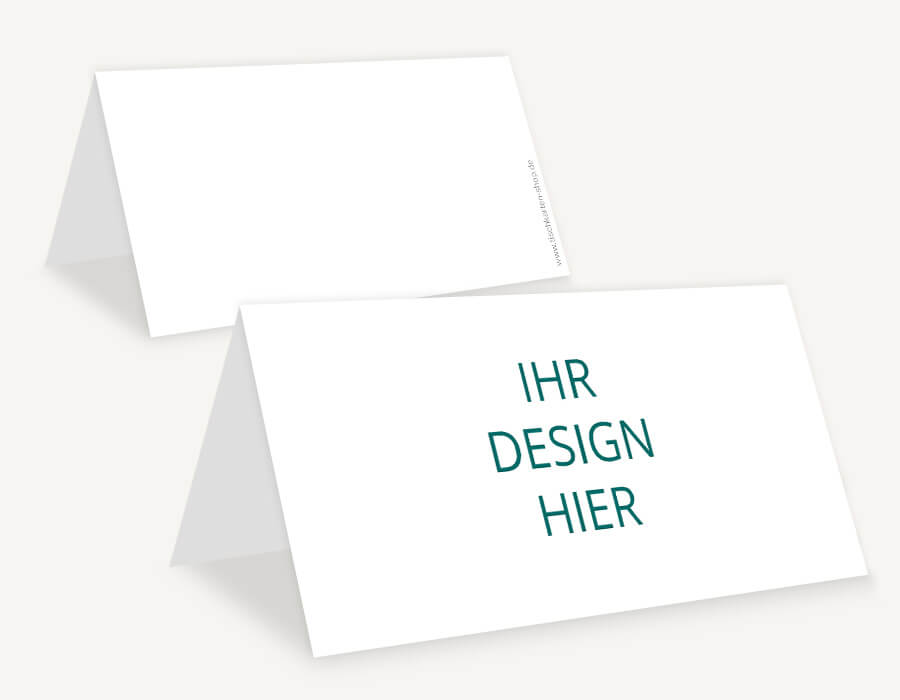 Tischkarten im eigenen Design selbst gestalten