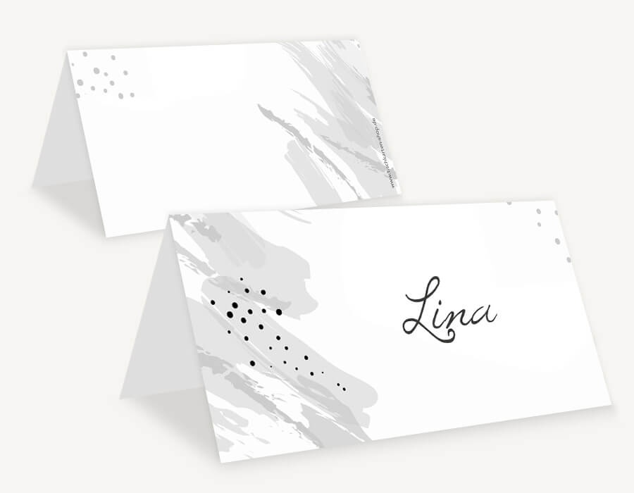 Personalisierte Tischkarten Jugendweihe