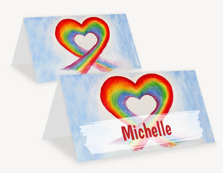 Individuelle Tischkarten Kommunion