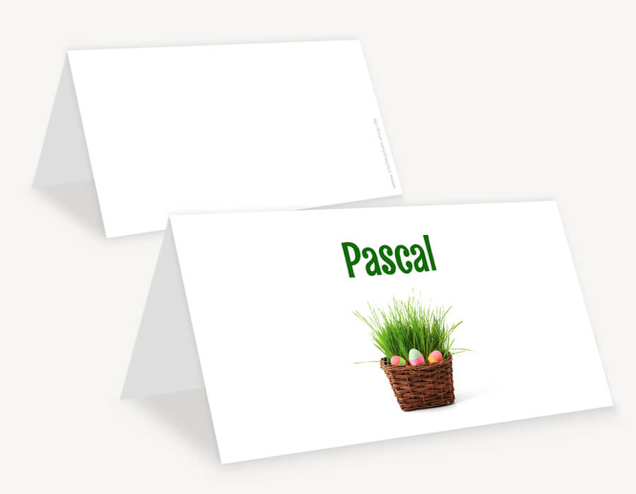 Tischkarten Ostern personalisieren