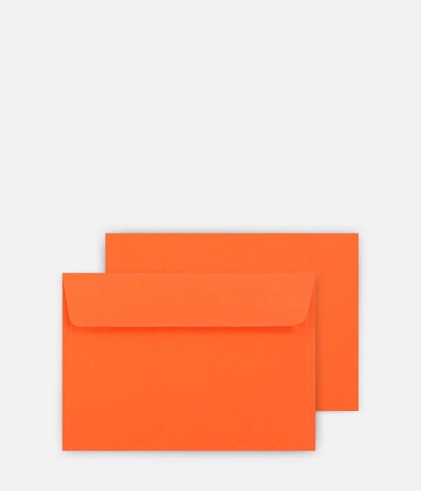 Orange - C6 für 10x15 Karten