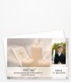 Dankeskarten und Danksagung zur Kommunion mit Kerze und Bibel - Foto und Text