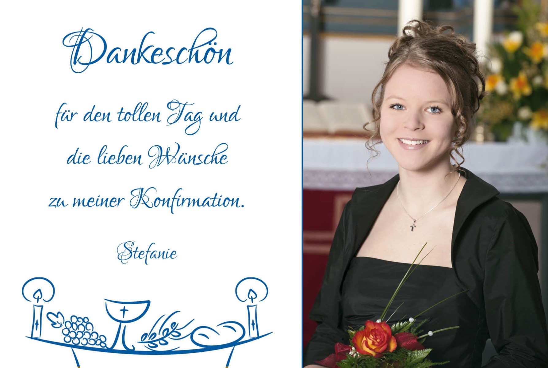 Dankeskarte Konfirmation