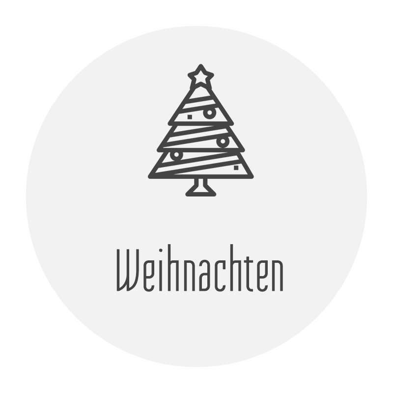 Tischkarten für Weihnachten